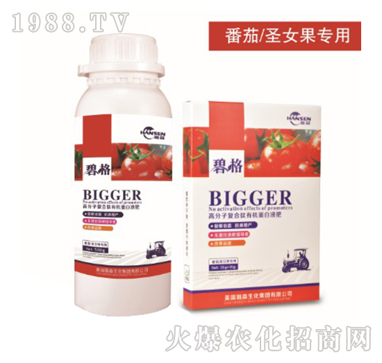 番茄圣女果專(zhuān)用高分子復(fù)合肽有機(jī)蛋白液肥-碧格-瀚森農(nóng)業(yè)