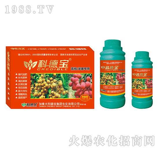 荔枝、龍眼專(zhuān)用營(yíng)養(yǎng)增產(chǎn)調(diào)理劑-科德寶