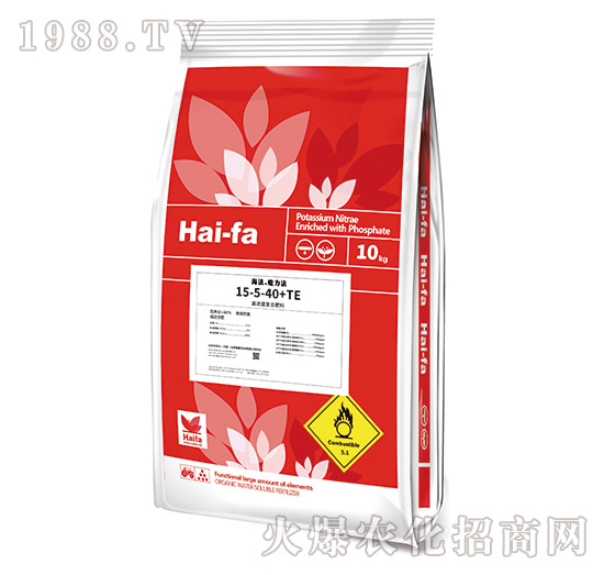 高濃縮復合肥料15-5-40+TE-海法·魔力法-美巴夫