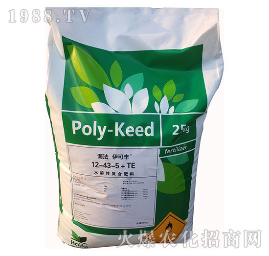 水溶性復(fù)合肥料12-43-5+TE-海法伊可豐（綠袋）-海法