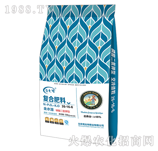 磷酸二氫鉀型復合肥料26-16-6（50kg）-馬大哈-恩達特