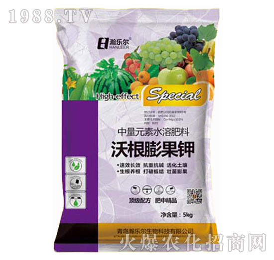 中量元素水溶肥料-沃根膨果鉀-瀚樂爾