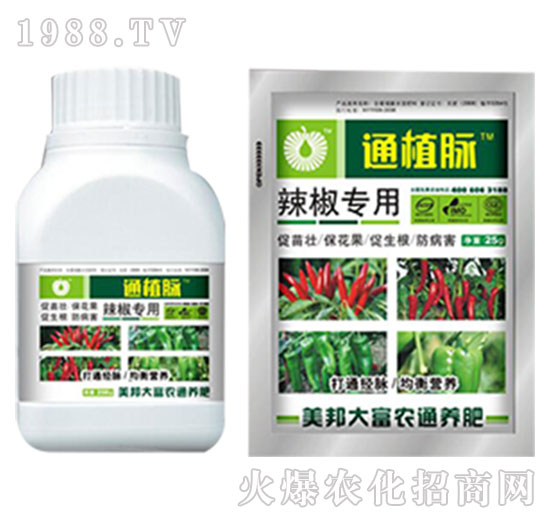 辣椒專用肥-通植脈-美邦科技