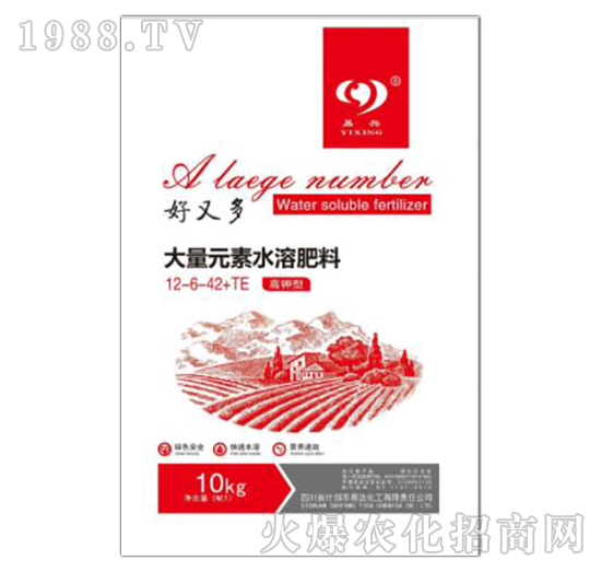 大量元素水溶肥12-6-42-新易達