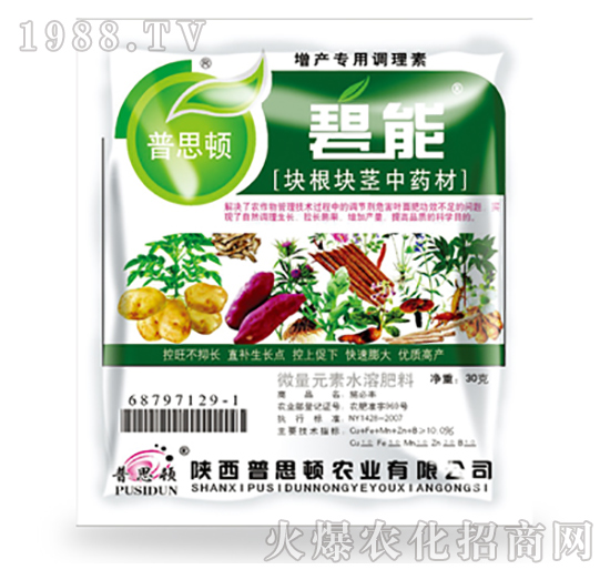 塊根塊莖中藥材專用肥-碧能-普思頓農(nóng)業(yè)