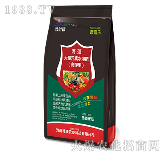 海藻高鉀型大量元素水溶肥-臻葉康-葉康農業(yè)