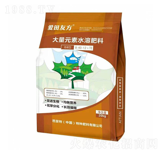 大量元素水溶肥8-40-12+TE-愛田友方-芭斐特