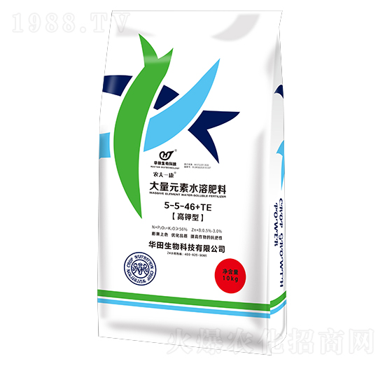 高鉀型大量元素水溶肥料 農夫一康 華田生物