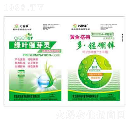 綠葉催芽靈+多·錳硼鋅 潤(rùn)澤