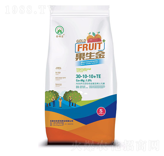 高氮型水溶肥30-10-10+TE-果生金-農(nóng)多利肥業(yè)