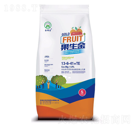 高鉀型水溶肥13-6-41+TE-果生金-農多利肥業(yè)