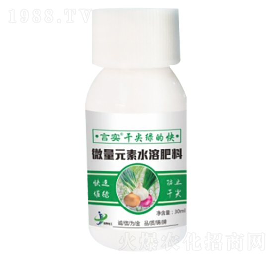 微量元素水溶肥 言實(shí)·干尖綠的快 金牌化工