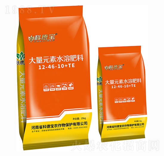 大量元素水溶肥料12-46-10+TE 科德寶