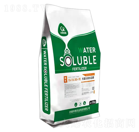 膨化閃溶型大量元素水溶肥15-15-30+TE-祥棋保稼-祥棋農業(yè)