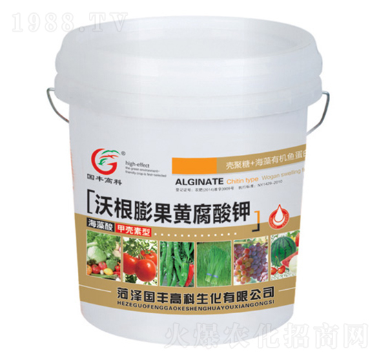糖蜜液沃根膨果黃腐酸鉀-國豐高科