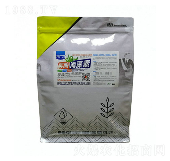 含海藻酸型微生物菌劑-碳酶海藻素-升產(chǎn)力