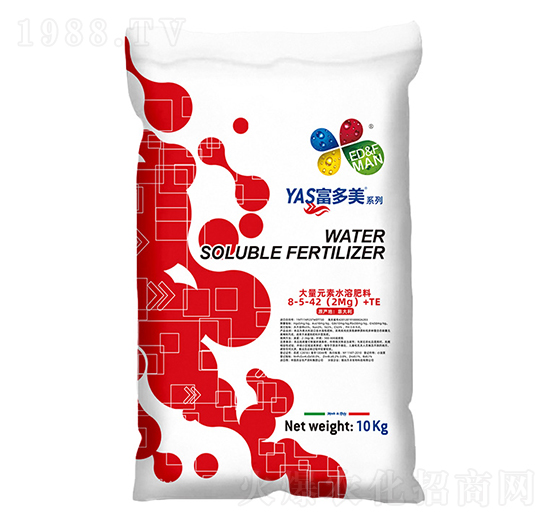 大量元素水溶肥料8-5-42（2Mg）+TE-富多美-益碩生物