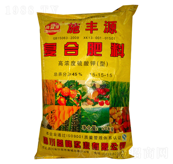 硫酸鉀型復(fù)合肥15-15-15-施豐源