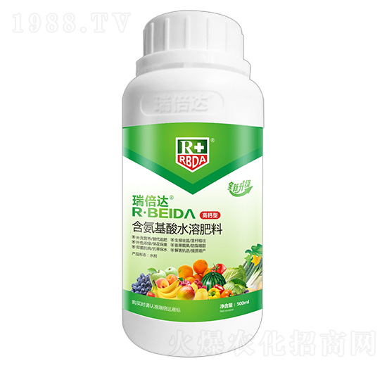 瓶裝高鈣型含氨基酸水溶肥料-瑞倍達