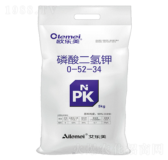 磷酸二氫鉀0-52-34-歐樂美-艾樂美
