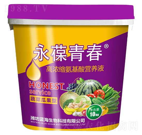 蔬菜瓜果型高濃縮氨基酸營養(yǎng)液-永葆青春-藍海生物