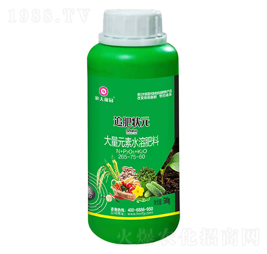 大量元素水溶肥料265-75-60-追肥狀元-農夫稼園