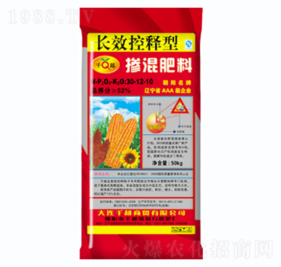 長(zhǎng)效控釋摻混肥30-12-10-千越