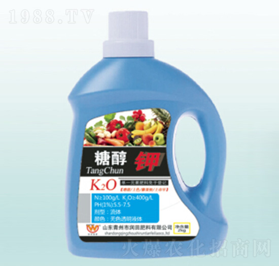 2kg糖醇鉀葉面肥-潤田肥料