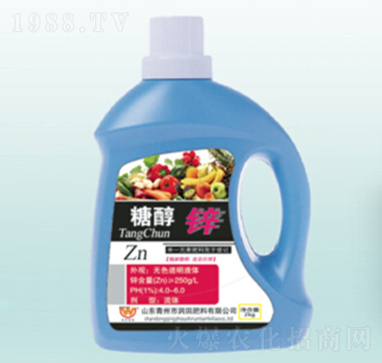 2kg糖醇鋅葉面肥-潤田肥料