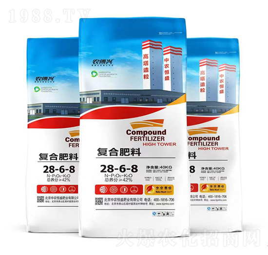 高塔造粒復合肥料28-6-8-農(nóng)傅興-中農(nóng)恒盛