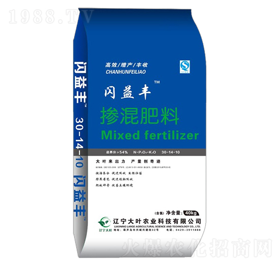 摻混肥料30-14-10-閃益豐-大葉農(nóng)業(yè)