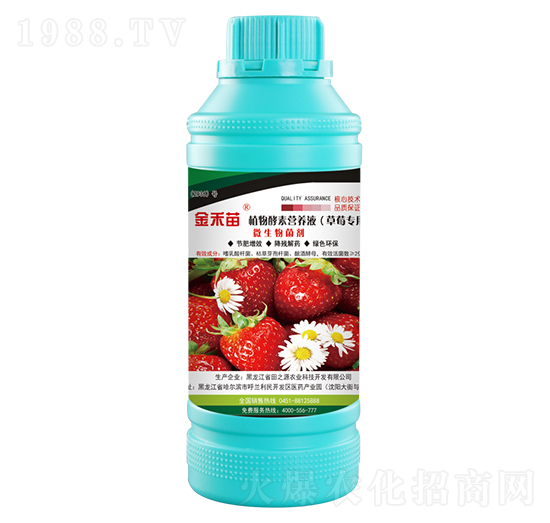 草莓專(zhuān)用植物酵素營(yíng)養(yǎng)液-金禾苗-田之源