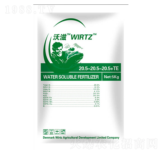 平衡型大量元素水溶肥料20.5-20.5-20.5+TE-沃滋-康冉國(guó)際