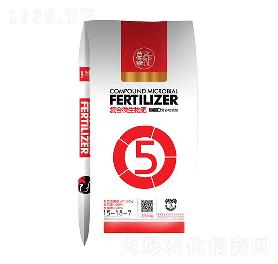 魚蛋白營養(yǎng)功能型復合微生物肥15-18-7-航天益華