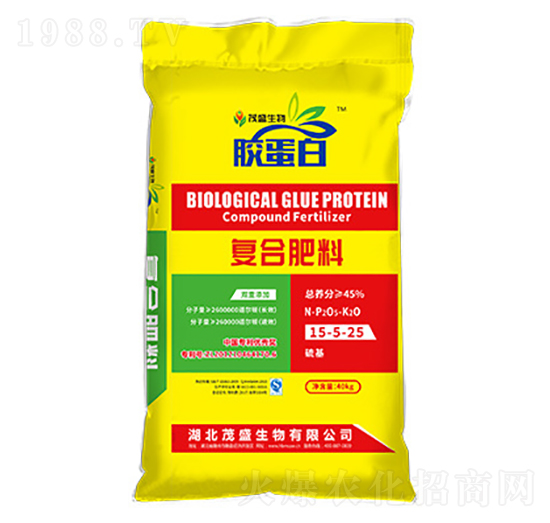 膠蛋白復合肥料15-5-25-茂盛生物