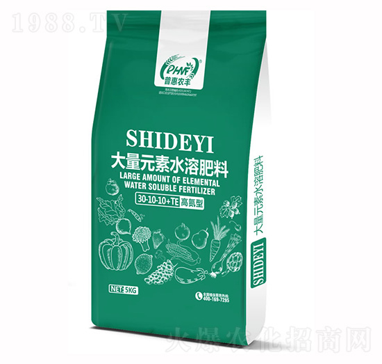 高氮型大量元素水溶肥30-10-10+TE-普惠農豐