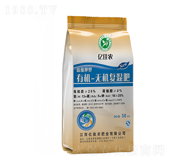 硫酸鉀型有機-無機復混肥13-5-10-億佳農(nóng)肥業(yè)