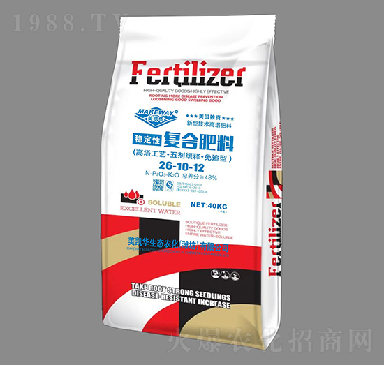 穩(wěn)定性復合肥料26-10-12-美凱華