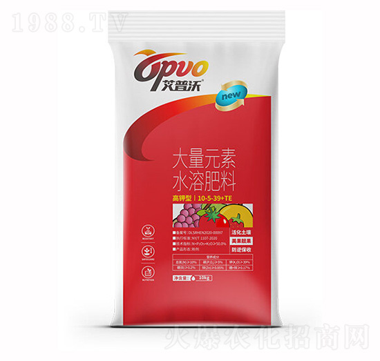 大量元素水溶肥料(高鉀-10-5-39+TE)-業(yè)農