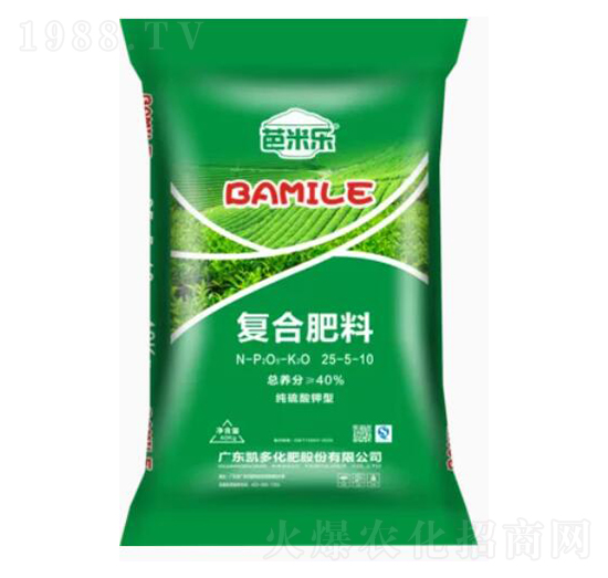 40kg純硫酸鉀型復(fù)合肥料25-5-10-芭米樂(lè)-凱多化肥