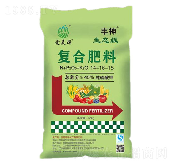生態(tài)級(jí)復(fù)合肥料14-16-15-豐神-愛美瑞