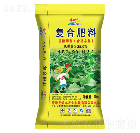 硫酸鉀型復(fù)合肥11-5-9-龍潤(rùn)豐