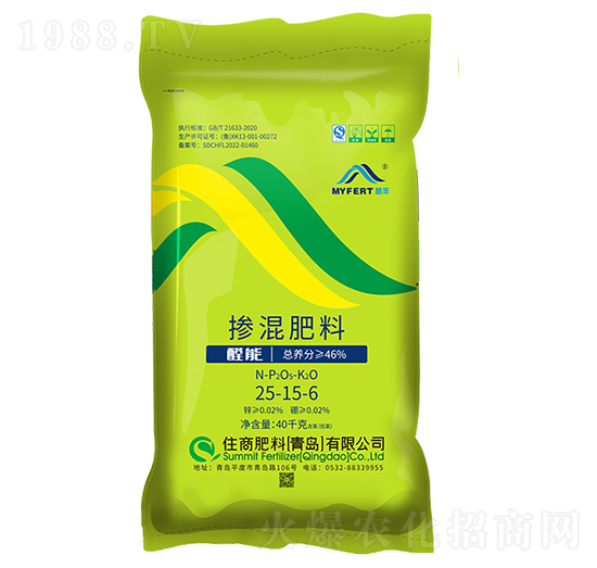 夢豐控釋摻混肥25-15-6-住商肥料