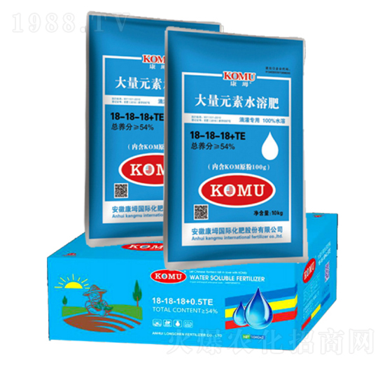 大量元素水溶肥18-18-18+TE-康坶-豐田農(nóng)業(yè)