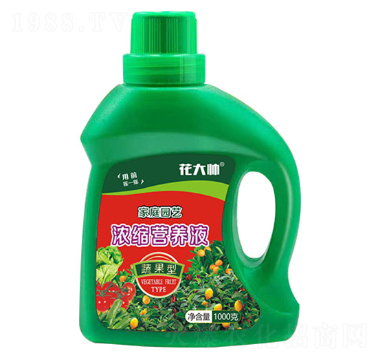 蔬果型家庭園藝濃縮營養(yǎng)液-花大帥-綠沃肥業(yè)