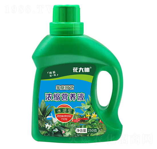 水培型家庭園藝濃縮營(yíng)養(yǎng)液-花大帥-綠沃肥業(yè)