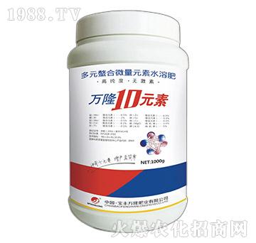 多元素螯合微量元素水溶肥-萬隆10元素-寶豐萬隆