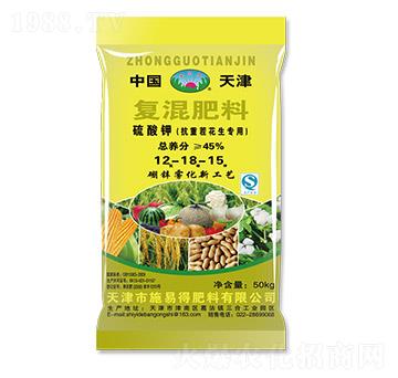 花生抗重茬專用復混肥料12-18-15-施易得