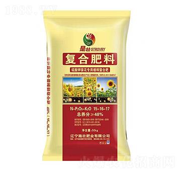硫酸鉀葵花專(zhuān)用緩釋復(fù)合肥料15-16-17-施壯肥業(yè)