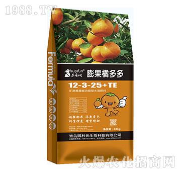 礦源黃腐酸功能型水溶肥料12-3-25+TE-膨果橘多多-園利元